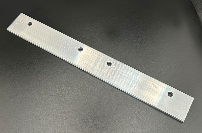 1-1/2" x 12" Splice Plates - Offset Punch with 1/4" Holes - No Bolts & Nuts