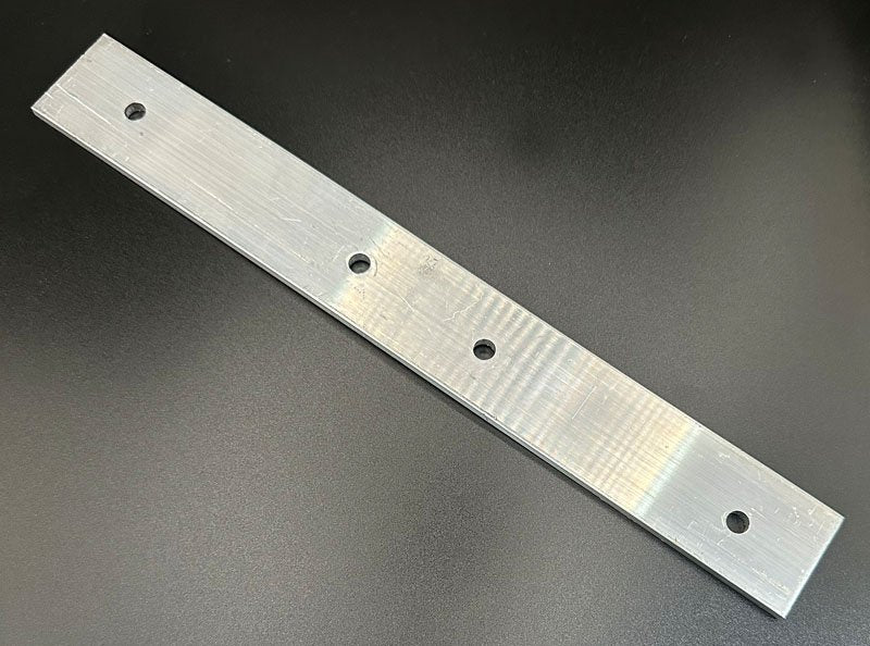 1-1/2" x 12" Splice Plates - Center Punch with 1/4" Holes - No Bolts & Nuts
