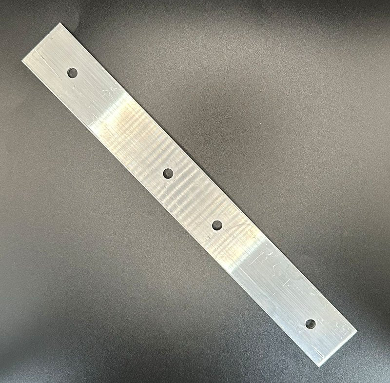 1-1/2" x 12" Splice Plates - Center Punch with 1/4" Holes - No Bolts & Nuts