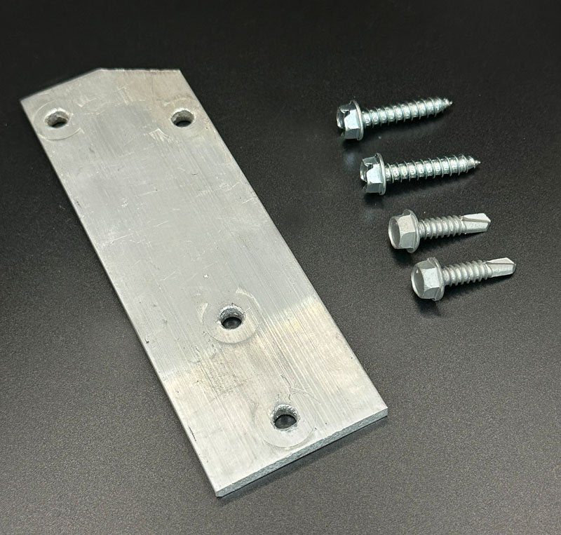 2" x 6" Framing Bracket w/ 2 - #14 x 1 Tek Screws & 2 - #14 x 1-1/4" Wood Screws