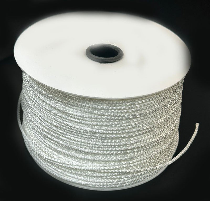 1/8" x 1000' Rolls of White Curtain Rope
