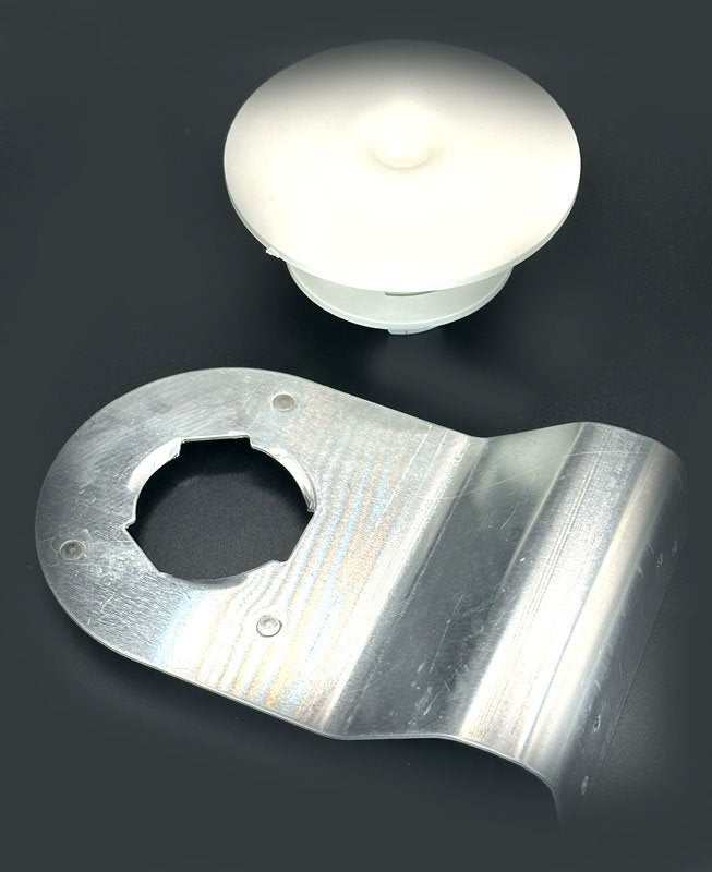 Inflation Blower Mounting Bracket with Baffle