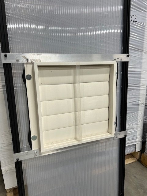 18" Schaffer Exhaust Fan with Louver & Thermostat