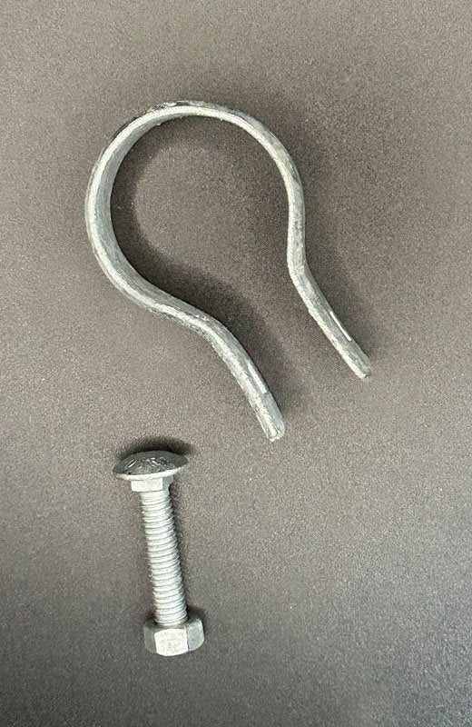 1-5/8" Brace Band with 5/16" x 1-3/4" Galvanized Carriage Bolt & Nut
