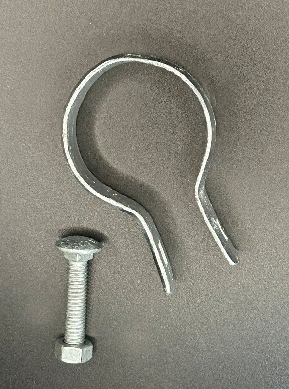 2" Brace Band with 5/16" x 1-3/4" Galvanized Carriage Bolt & Nut