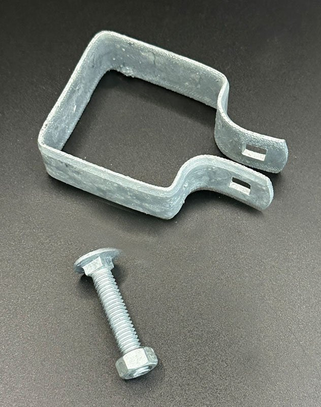 2" Square Band with 5/16" x 1-3/4" Galvanized Carriage Bolt & Nut