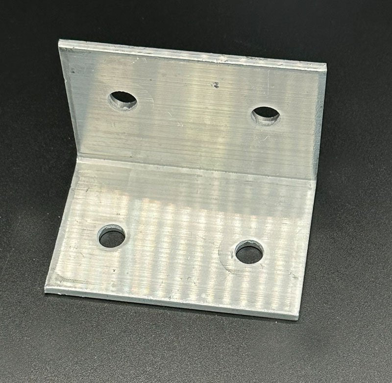 Aluminum "L" Brackets 2" x 2" x 3" Side Wall Framing