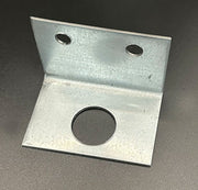 Galvanized "L" Brackets 2" x 2" x 3" With Big Hole for Ground