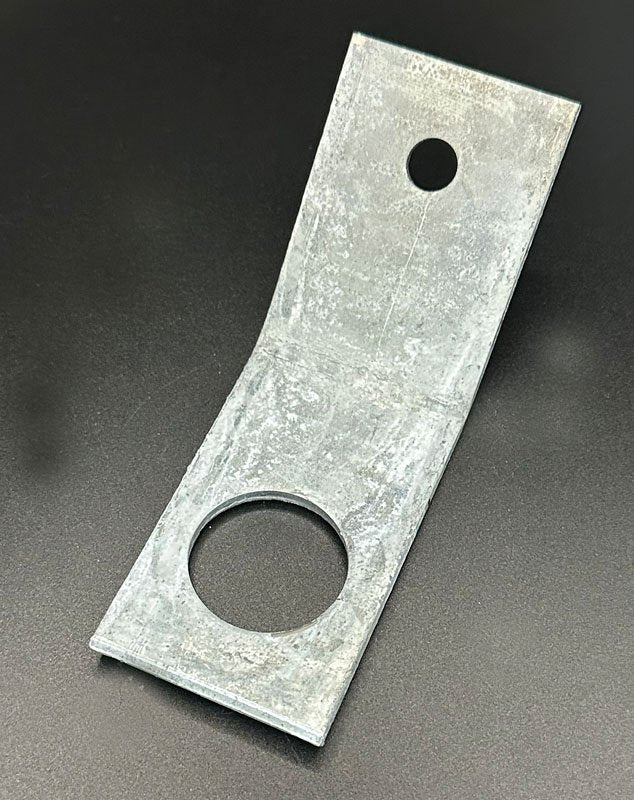 Galvanized "L" Brackets 2" x 6" With Big Hole for Turnbuckle