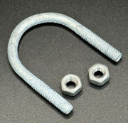 1/4" x 2-1/4" Galvanized "U" Bolt with Nuts