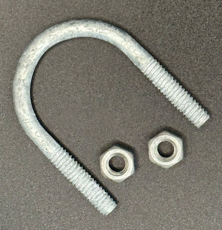 1/4" x 2-1/4" Galvanized "U" Bolt with Nuts
