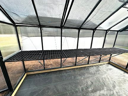 2' x 20' Evergreen Side Wall Bench